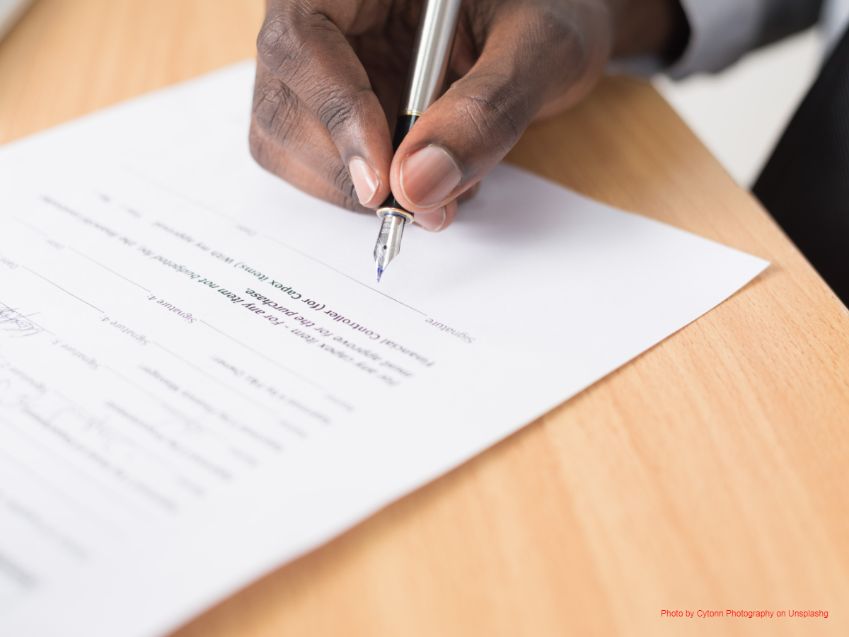 Photo by Cytonn Photography on Unsplash aspects to contract