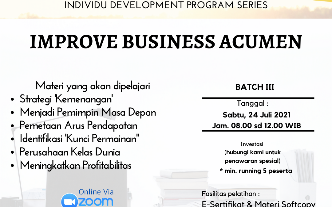 IMPROVE BUSINESS ACUMEN