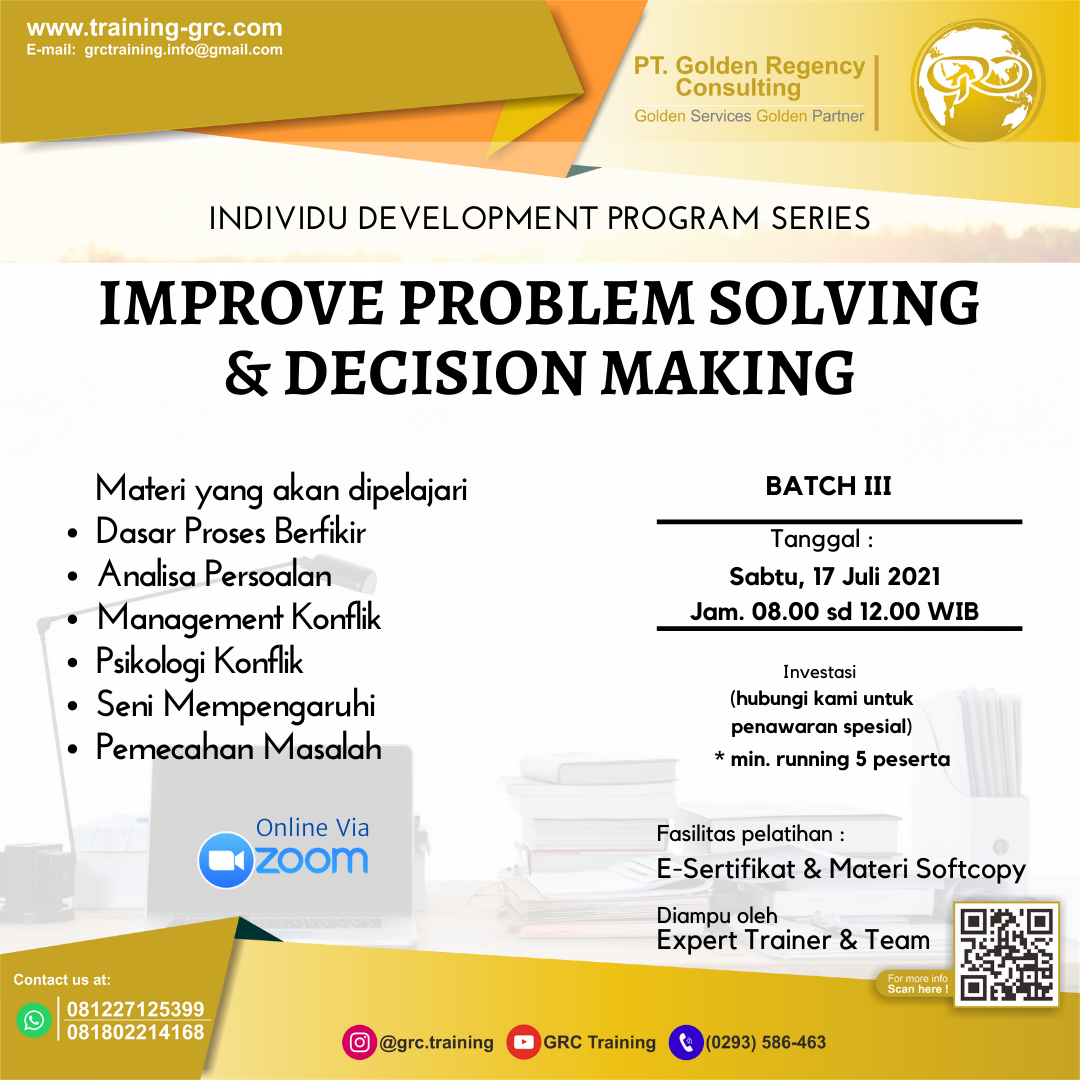 materi problem solving dan decision making