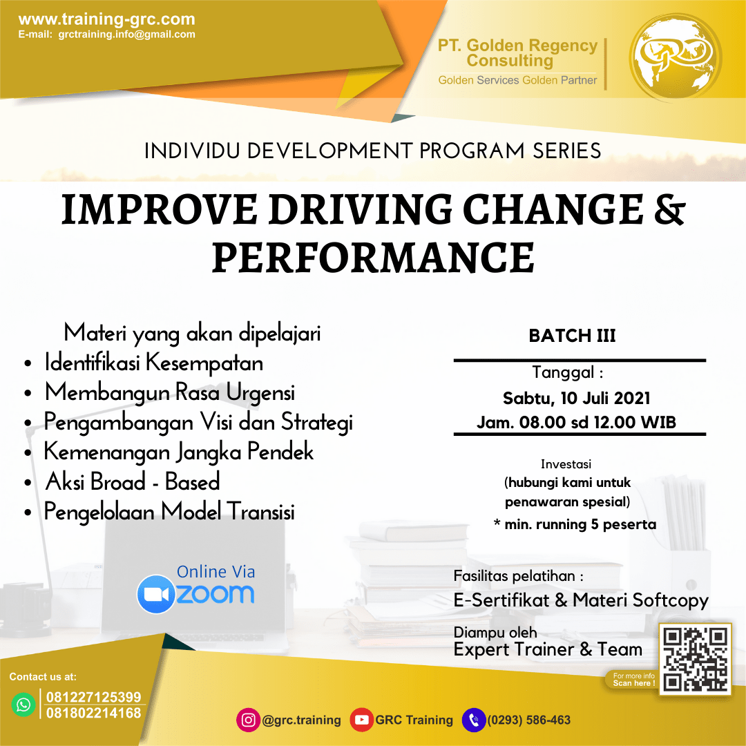Improve Driving Change & Performance Improve Driving Change & Performance