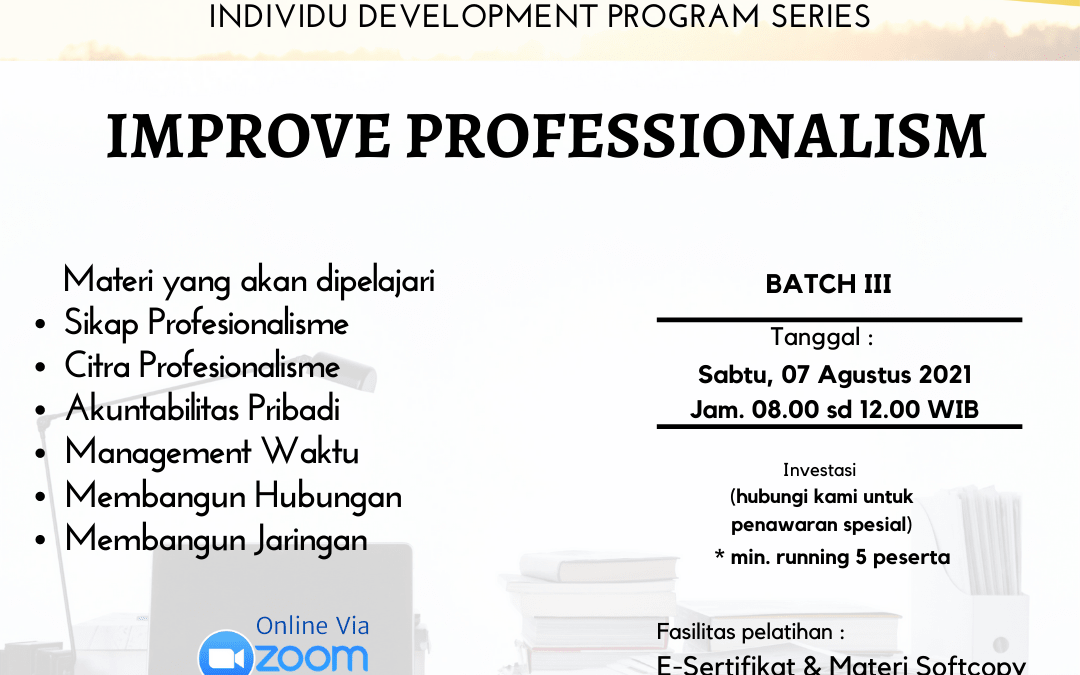 IMPROVE PROFESSIONALISM