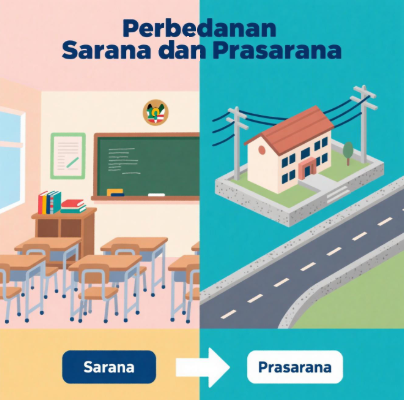 Perbedaan sarana dan Prasarana