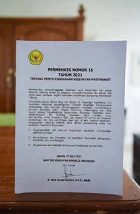 permenkes nomor 16 tahun 2021